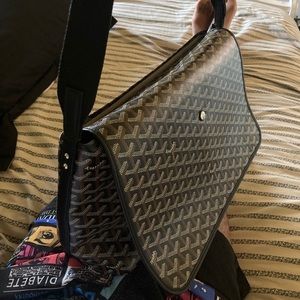 Saddle goyard unisex bag